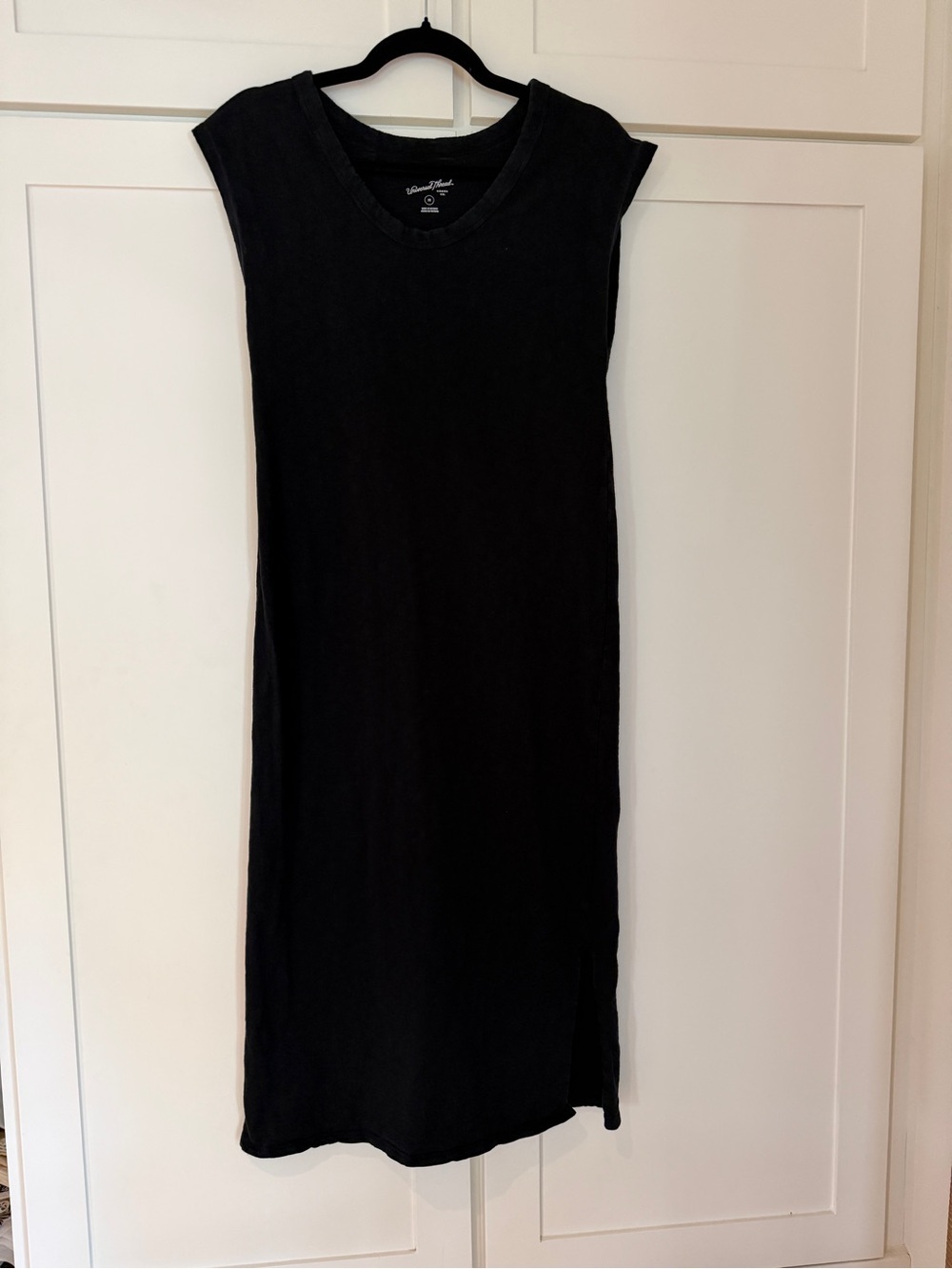 Universal Thread Sleeveless Black Midi Dress Cotton XS